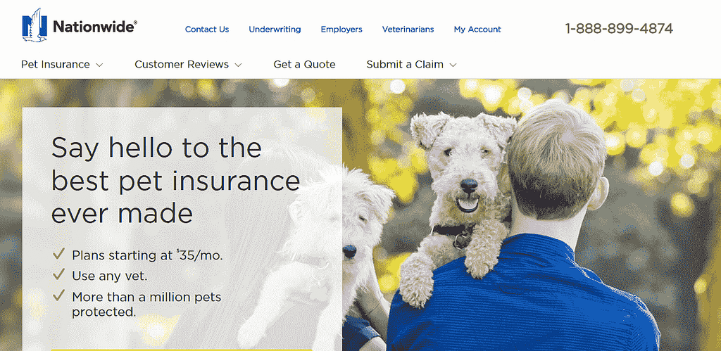 Nationwide pet insurance